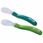 Ложка BabyOno большая силиконовая 6м+