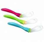 Ложка BabyOno анатомической формы большая 6м+